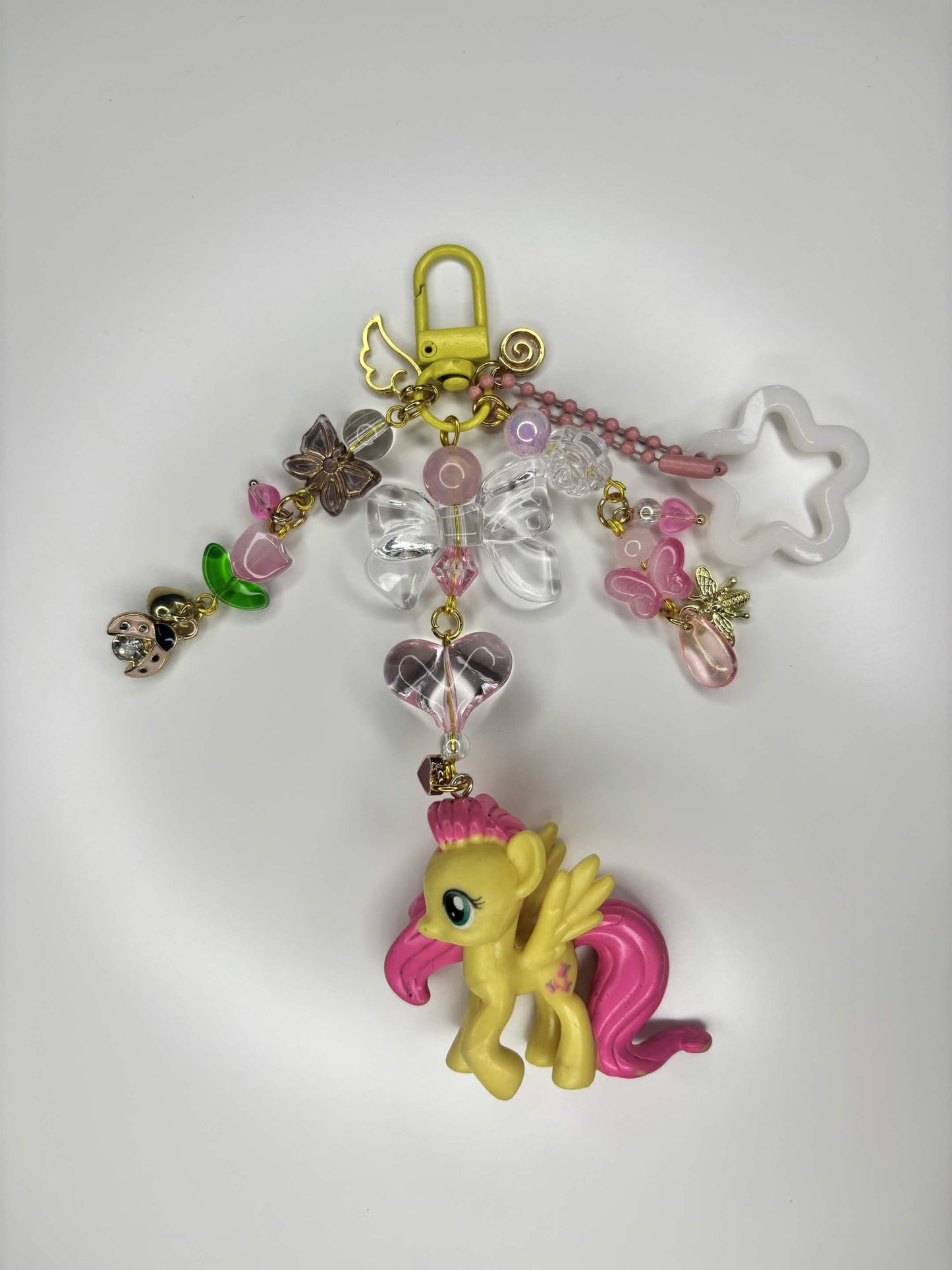 Fluttershy MLP Keychain Bag Charm