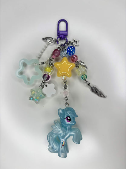 Rainbow Dash MLP Keychain Bag Charm