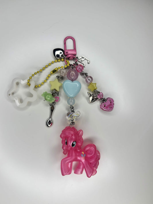 Pinkie Pie MLP Keychain Bag Charm 