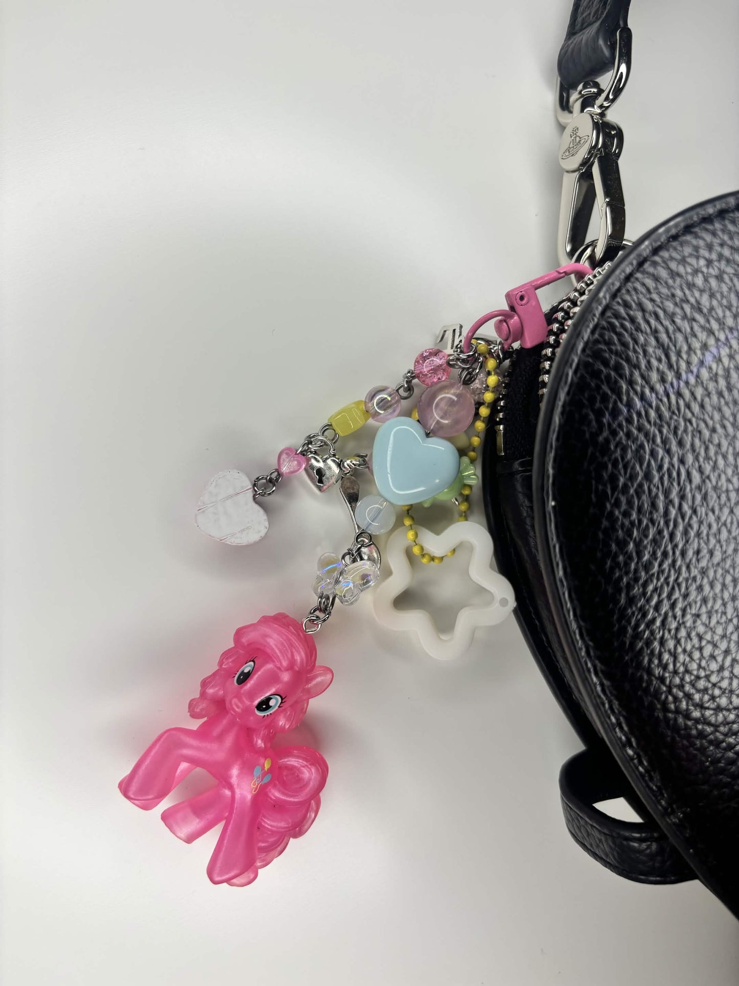 Pinkie Pie MLP Keychain Bag Charm