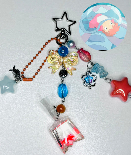 Ponyo Studio Ghilbi Keychain