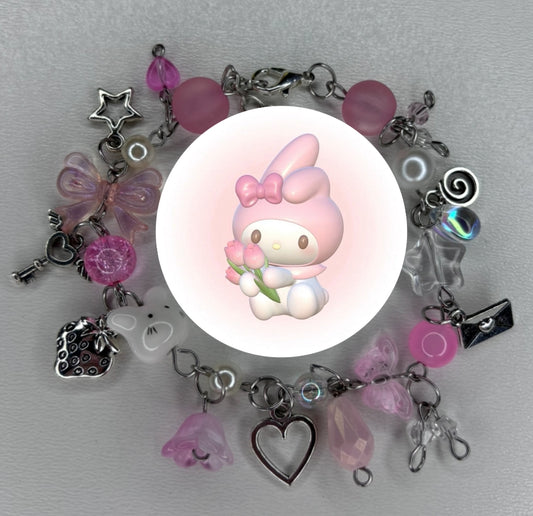 My Melody Themed Sanrio Bracelet