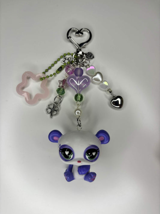 Panda LPS Keychain Bag Charm