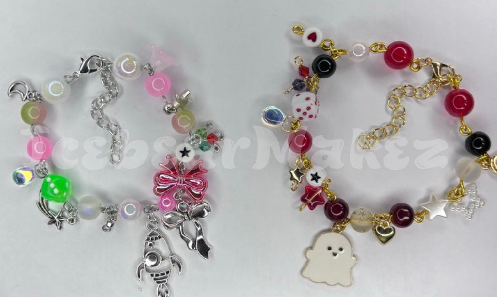 Okarun And Momo Themed Bracelets