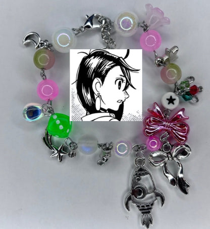 Okarun And Momo Themed Bracelets